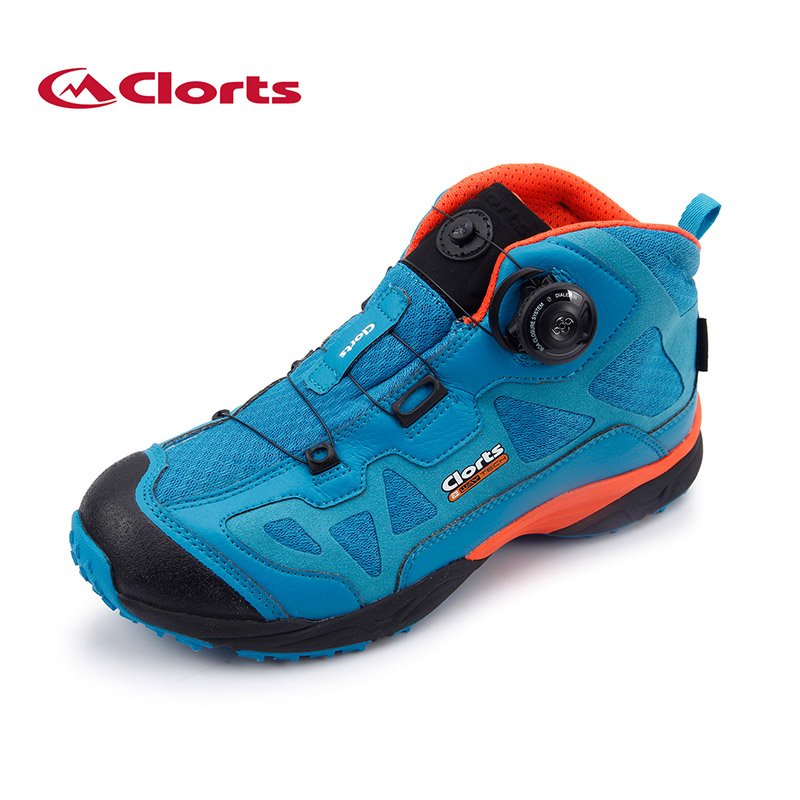 CLORTS Lightweight Waterproof Rubber Outsole Boa Lacing Hiking Boots