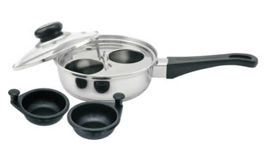 Stainless steel egg poacher