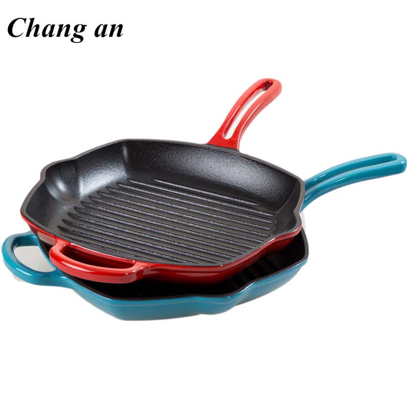 Enameled griddle