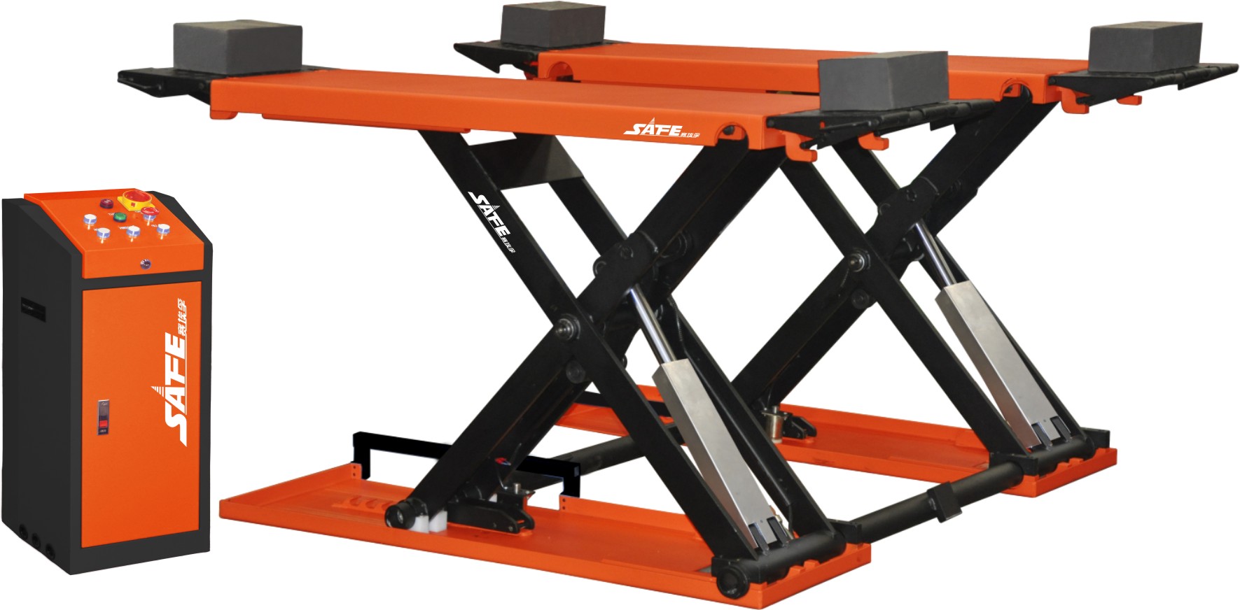 Mid-rise scissor lift