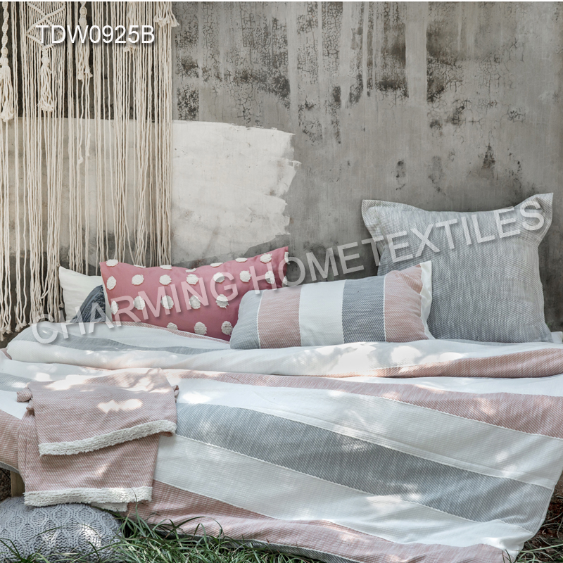 TDW0925B Yarn dyed cotton bed linen