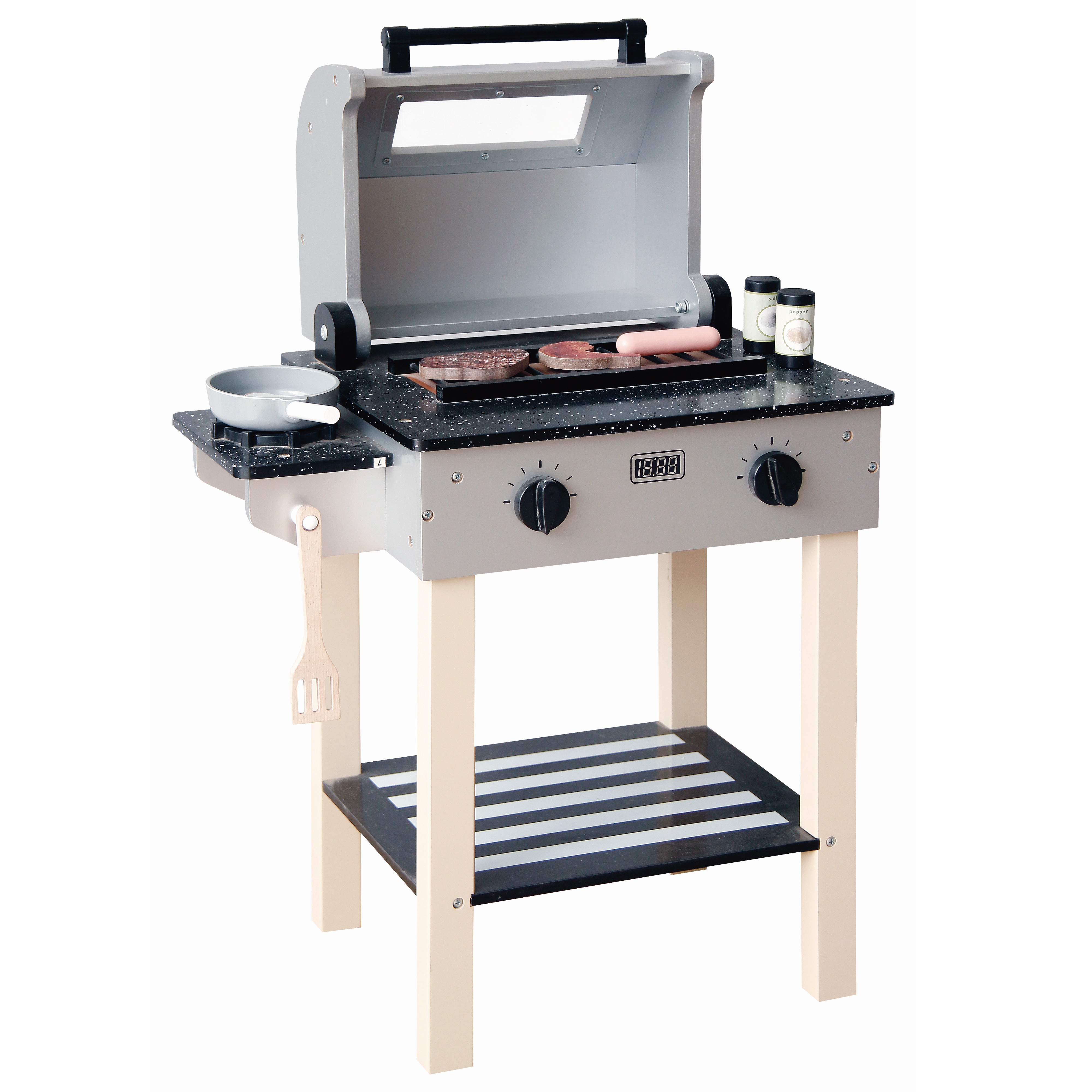 Wooden grill pretend toy
