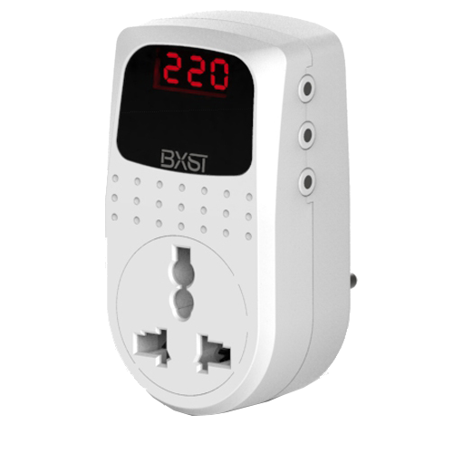 BXST-V098-EU-D 220V Digital Voltage Protector, Cheap Hot Sale Socket TV Plug Guard, Digital Home Use Socket