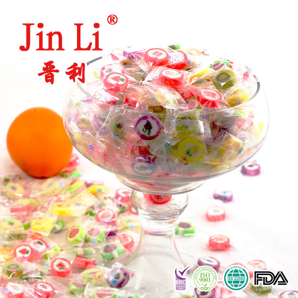 Fruity patten and flavor hard candy