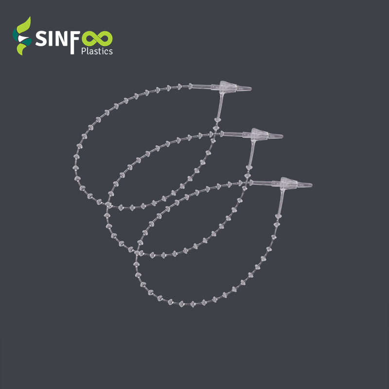 TL012 Bead Loop Lock Tie
