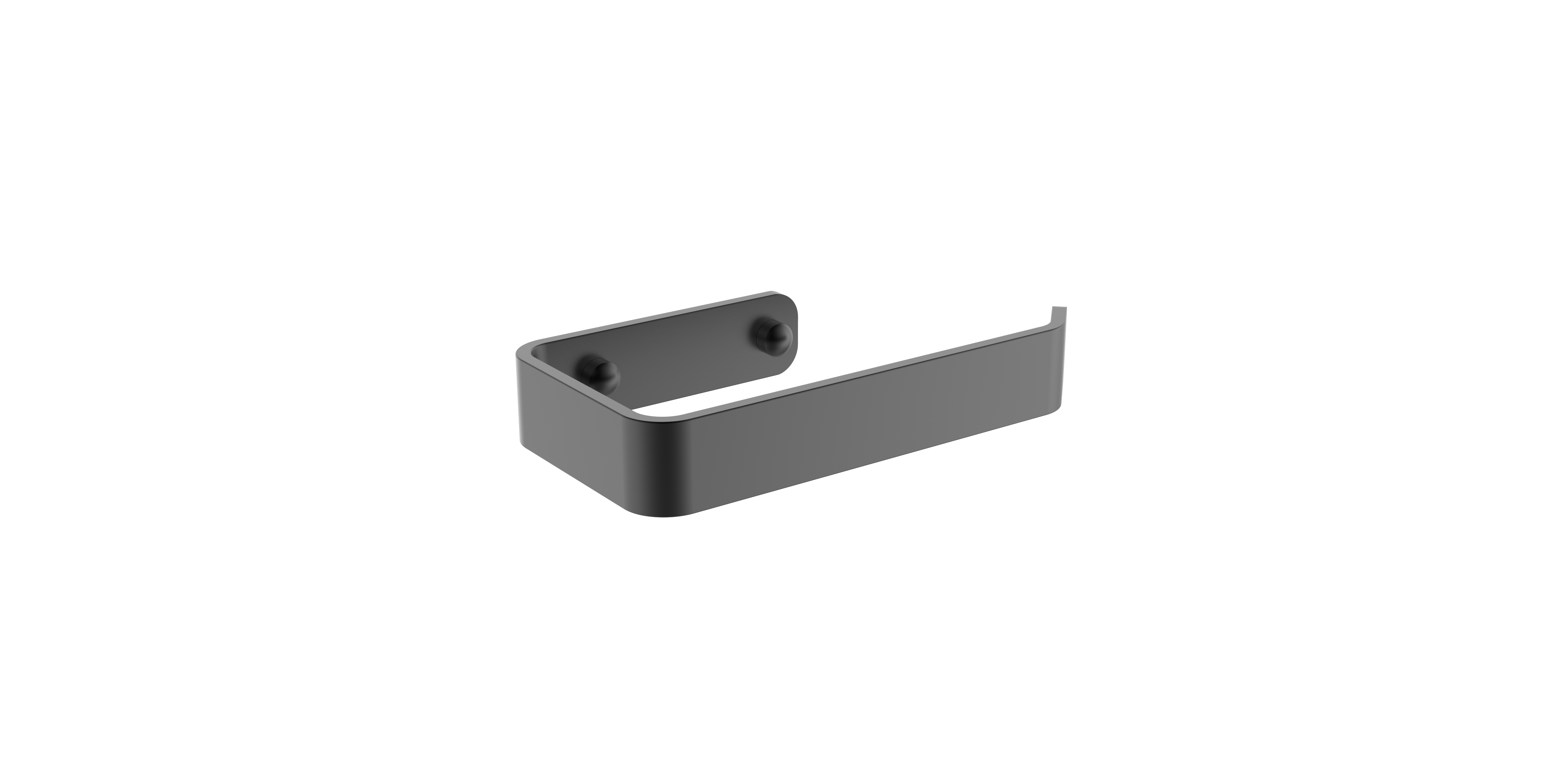 Aluminum matt black paper holder