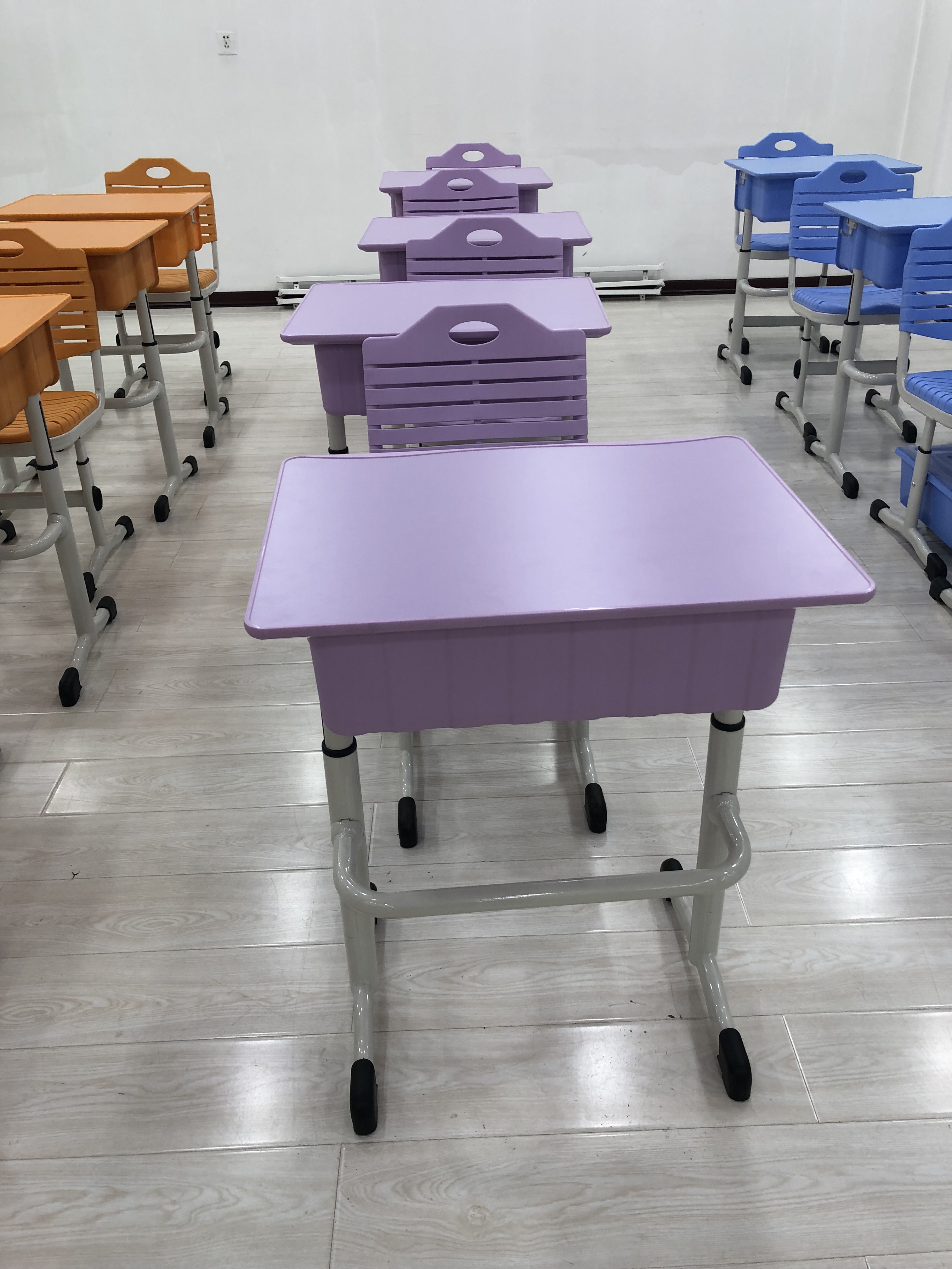 student desk and chair