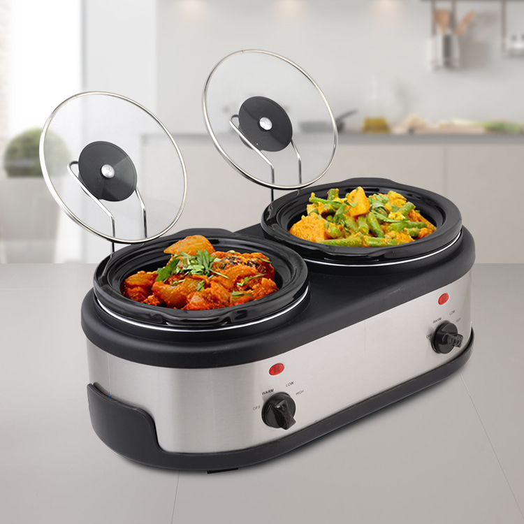 Double Slow Cooker / Double Crock Pot / 2 In 1 Slow Cooker