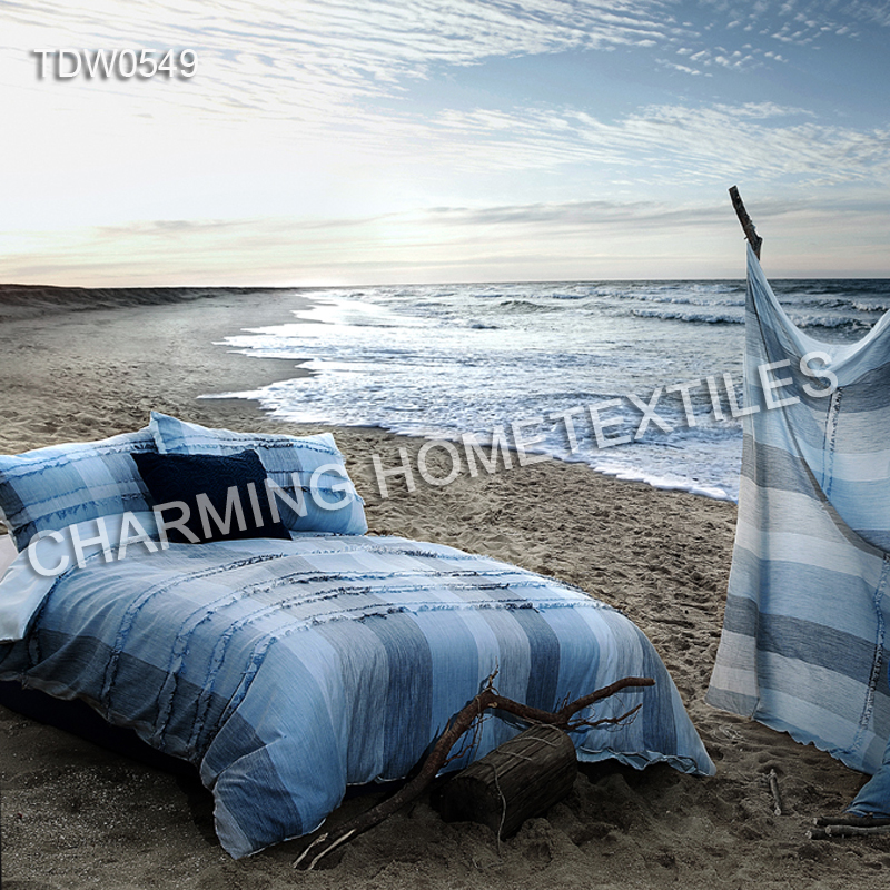 TDW0549 Yarn dyed cotton bedlinen