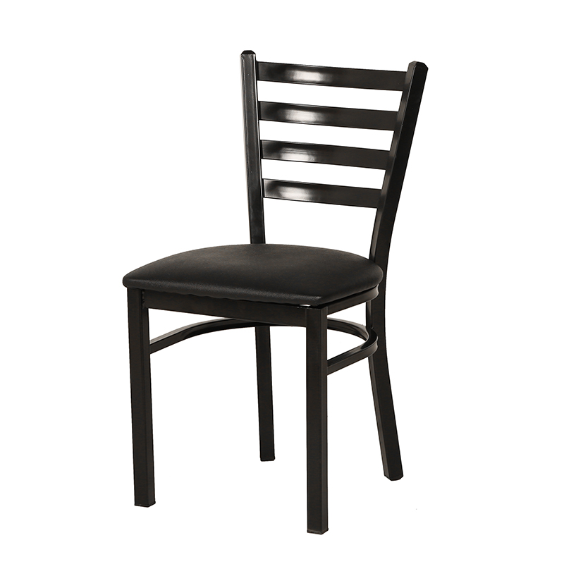 USA Classic Design Ladder Back Restaurant Coffee Shop Night Clud Metal Dining Chairs