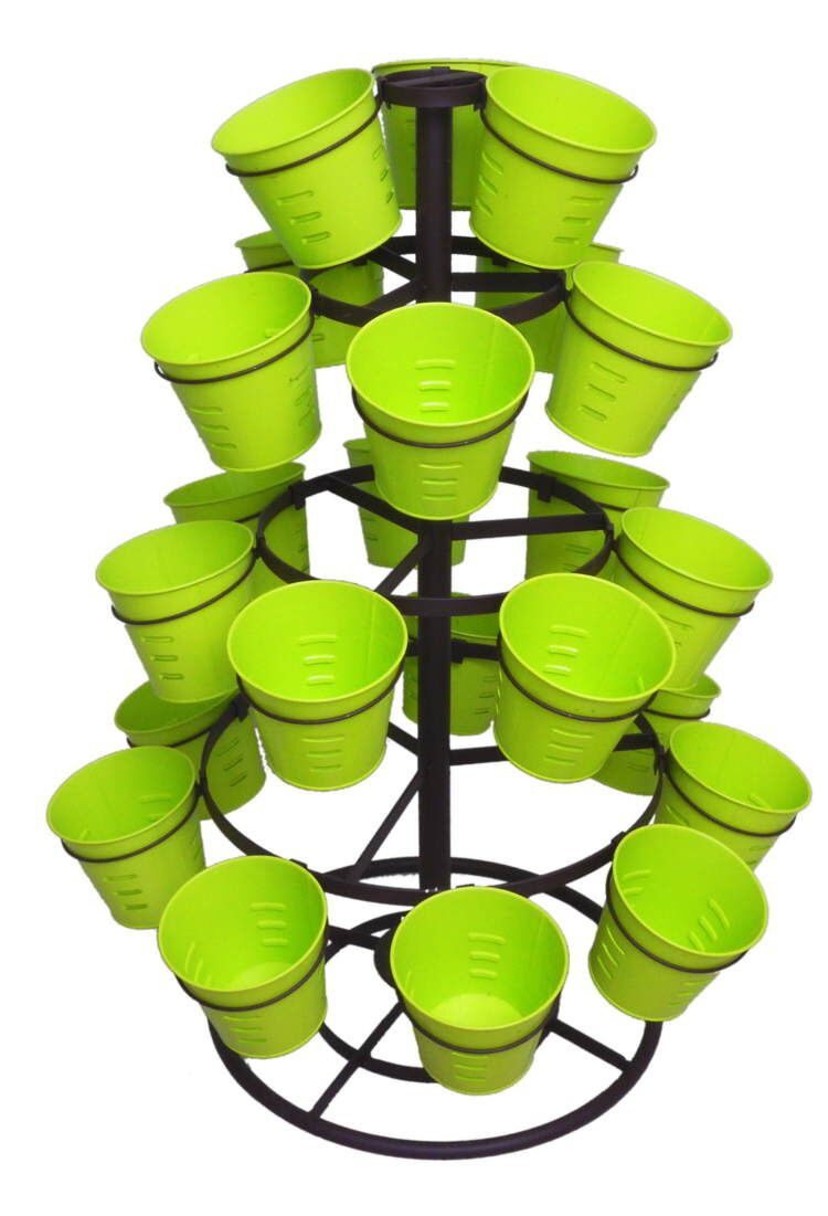 4-Tier Garden Pot Rack
