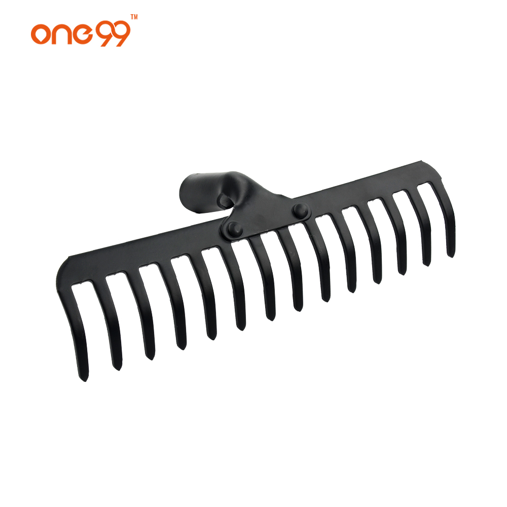 One99 backyard garden 14 tines garden steel asphalt rake