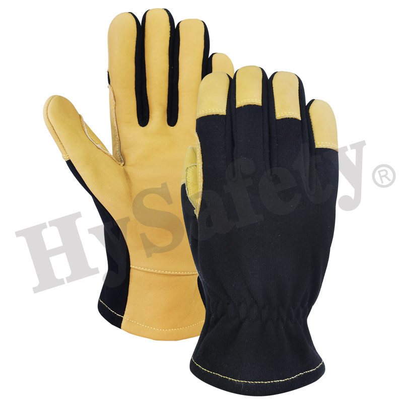 Heat Resistant glove, high heat glove, contact heat 250℃， leather glove
