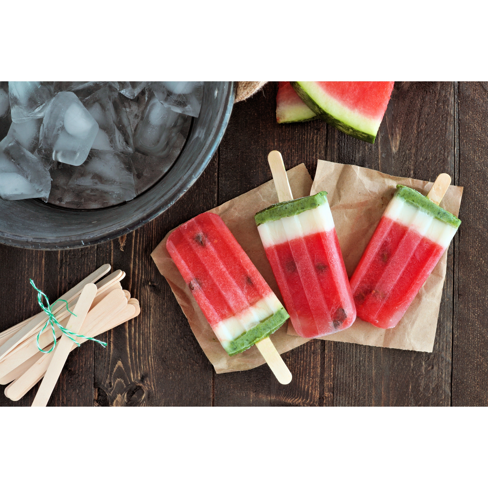 Disposable wooden ice cream stick