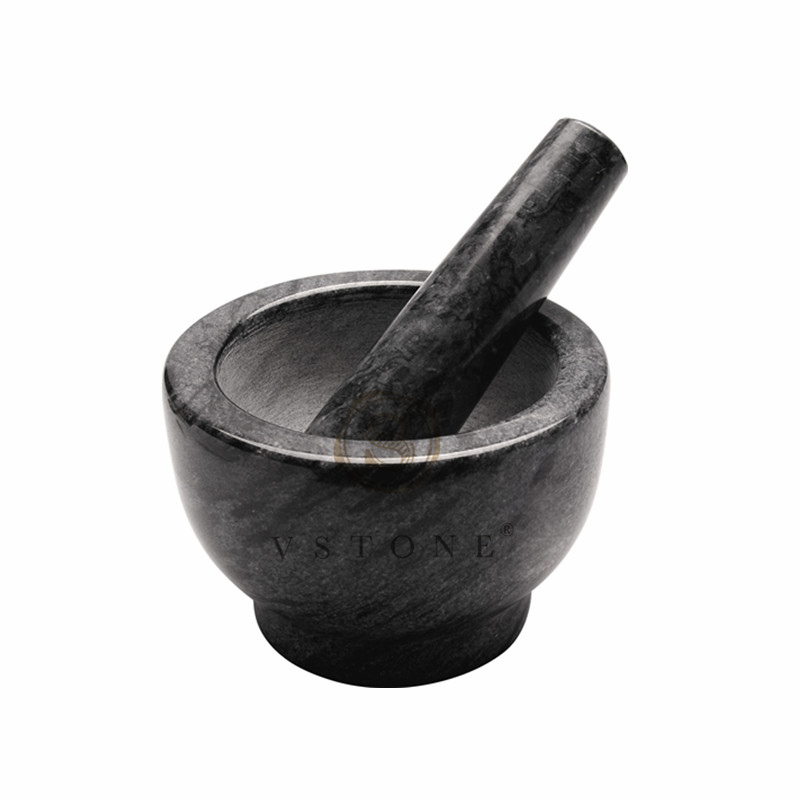 Dark grey/White grey/Green marble mortar and pestle/mortar with pestle/pestle mortar, Marble crafts