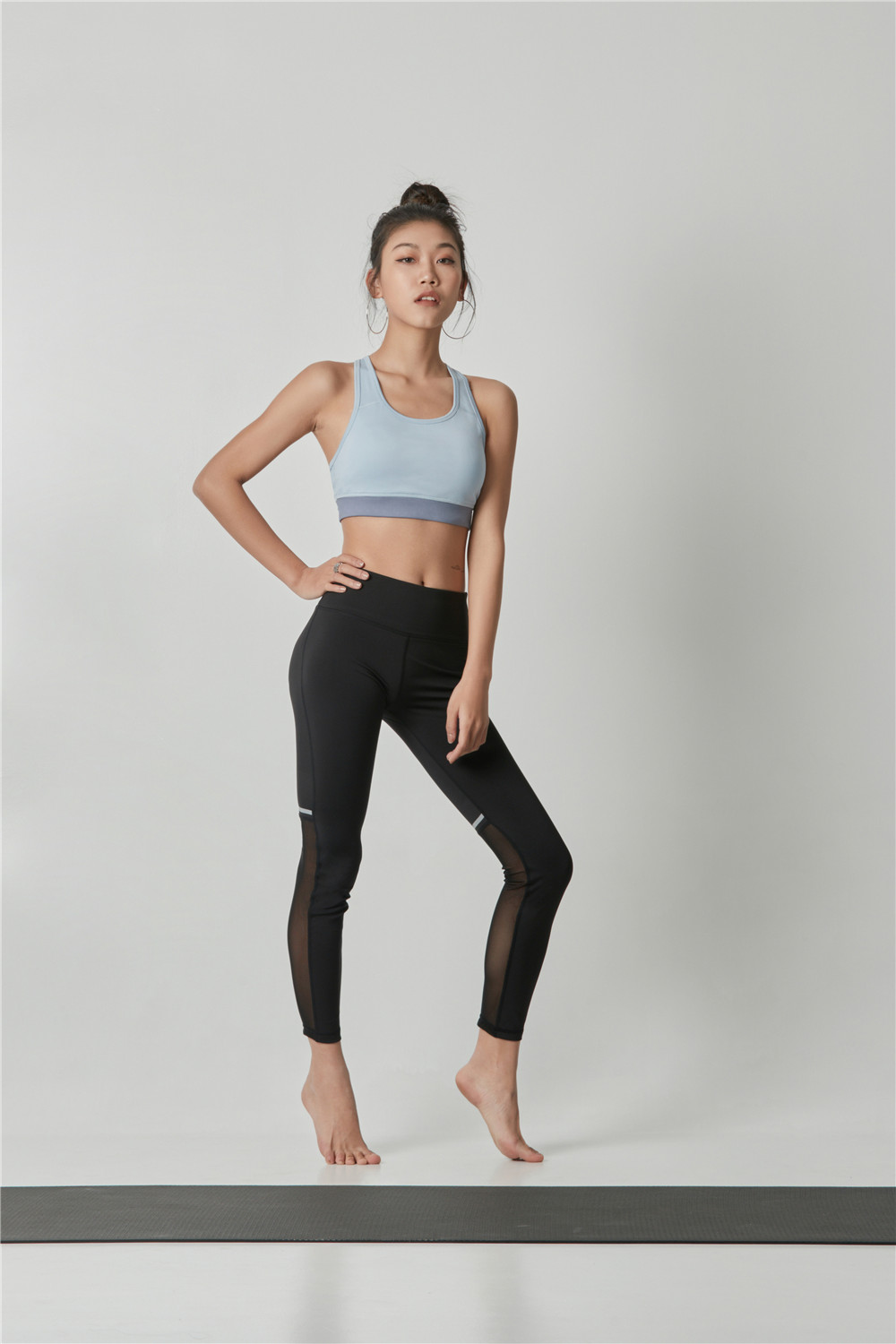 Sexy Mesh Sports legging Tight Womens High Waist and Hip Lift Yoga Leggings Fitness Pant Workout Pant