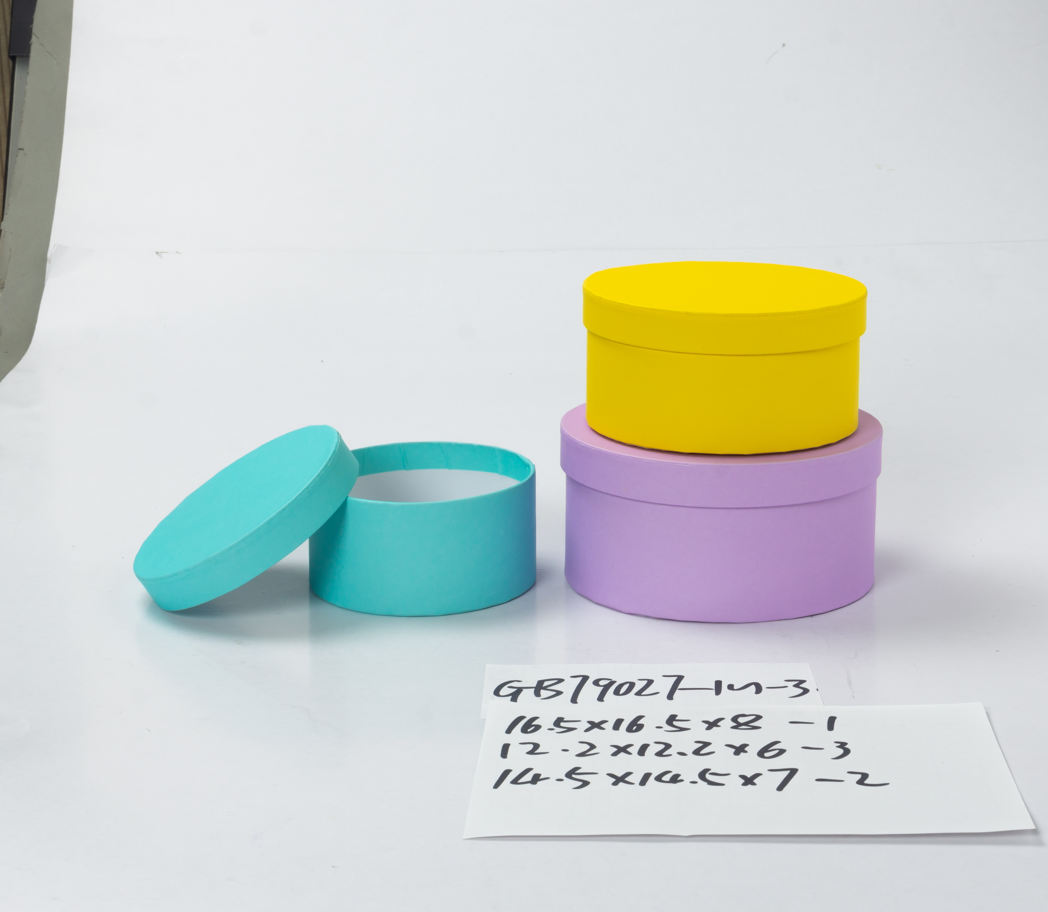 2pcs nesting round boxes