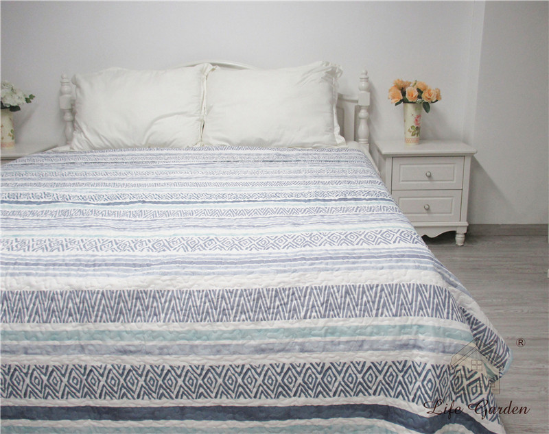 High quality microfiber printed quilt
