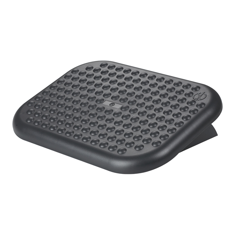 Footrest foot rest with ergonomic design plastic material angle adjustable