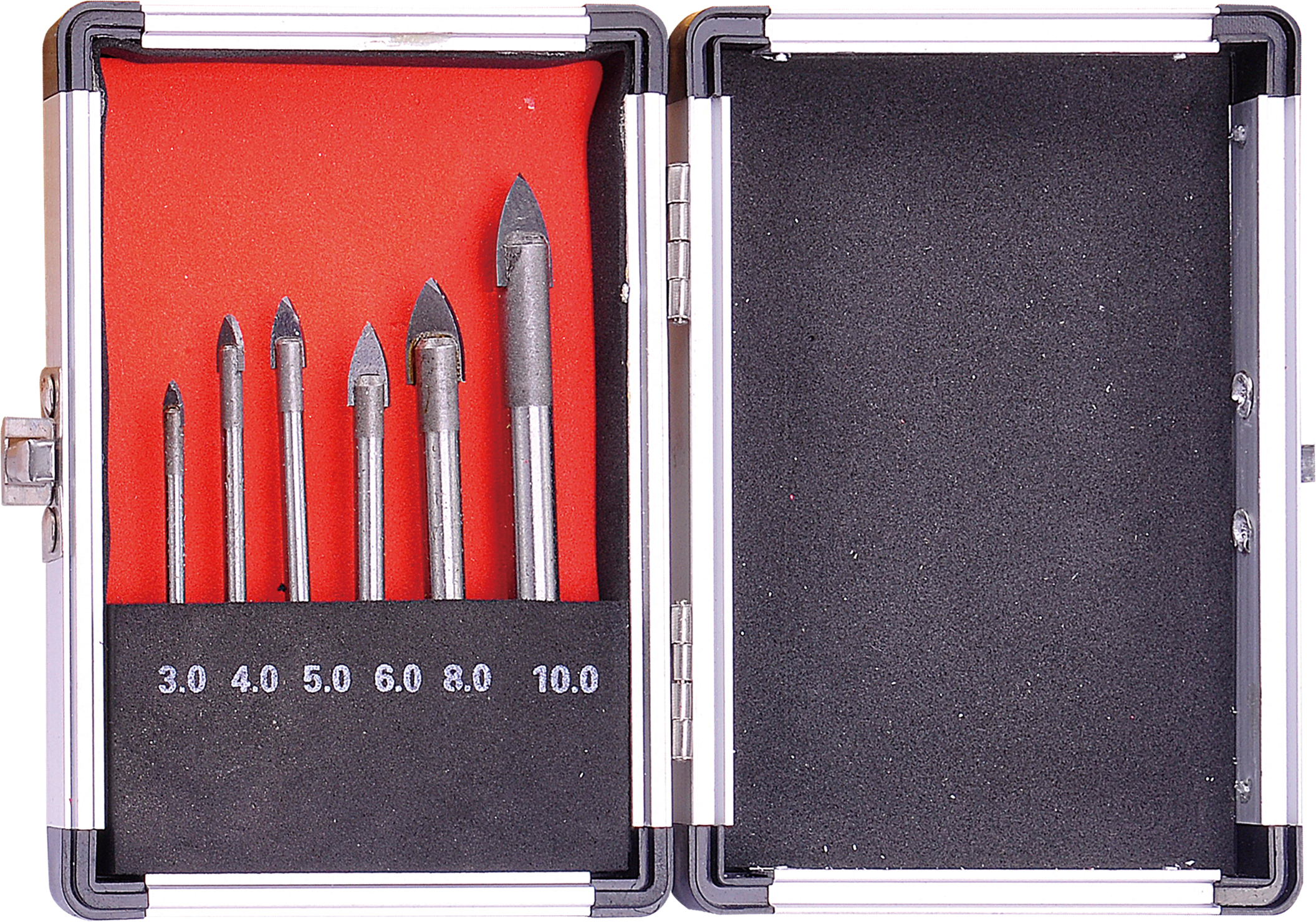 6pcs glass drill set