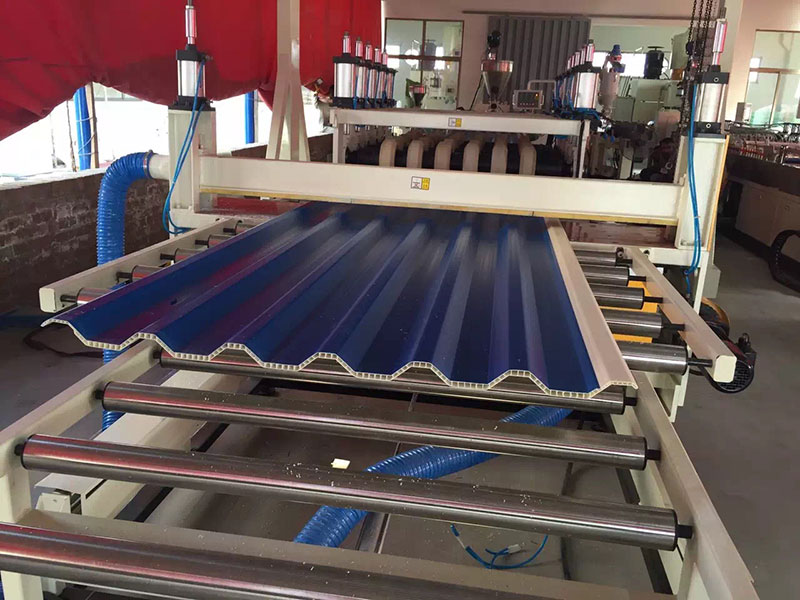 PVC Hollow Corrugated Sheet Extrusion Line