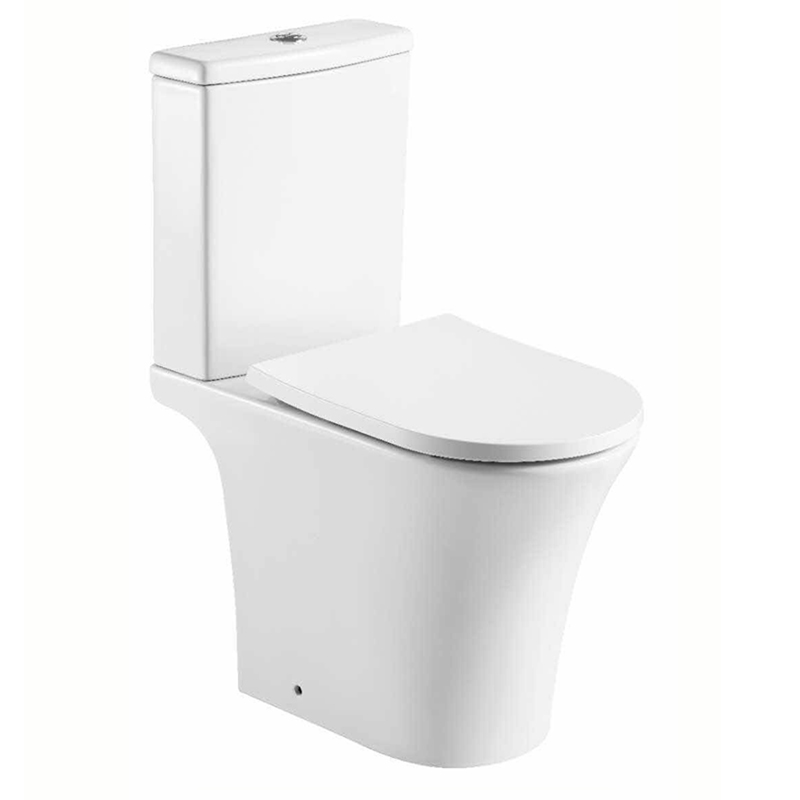 New rimless wash down two piece toilet wc toilet
