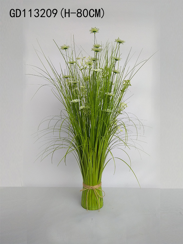 Grass bundle with daisy(H-80CM)