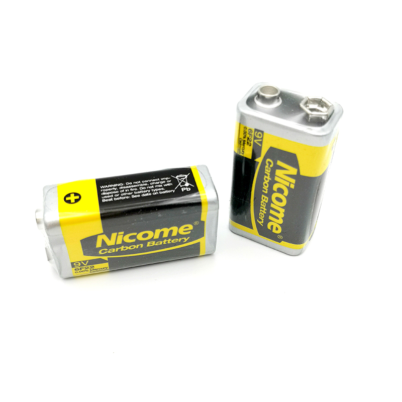 Dry Battery / Zinc Carbon Battery 6f22 9v