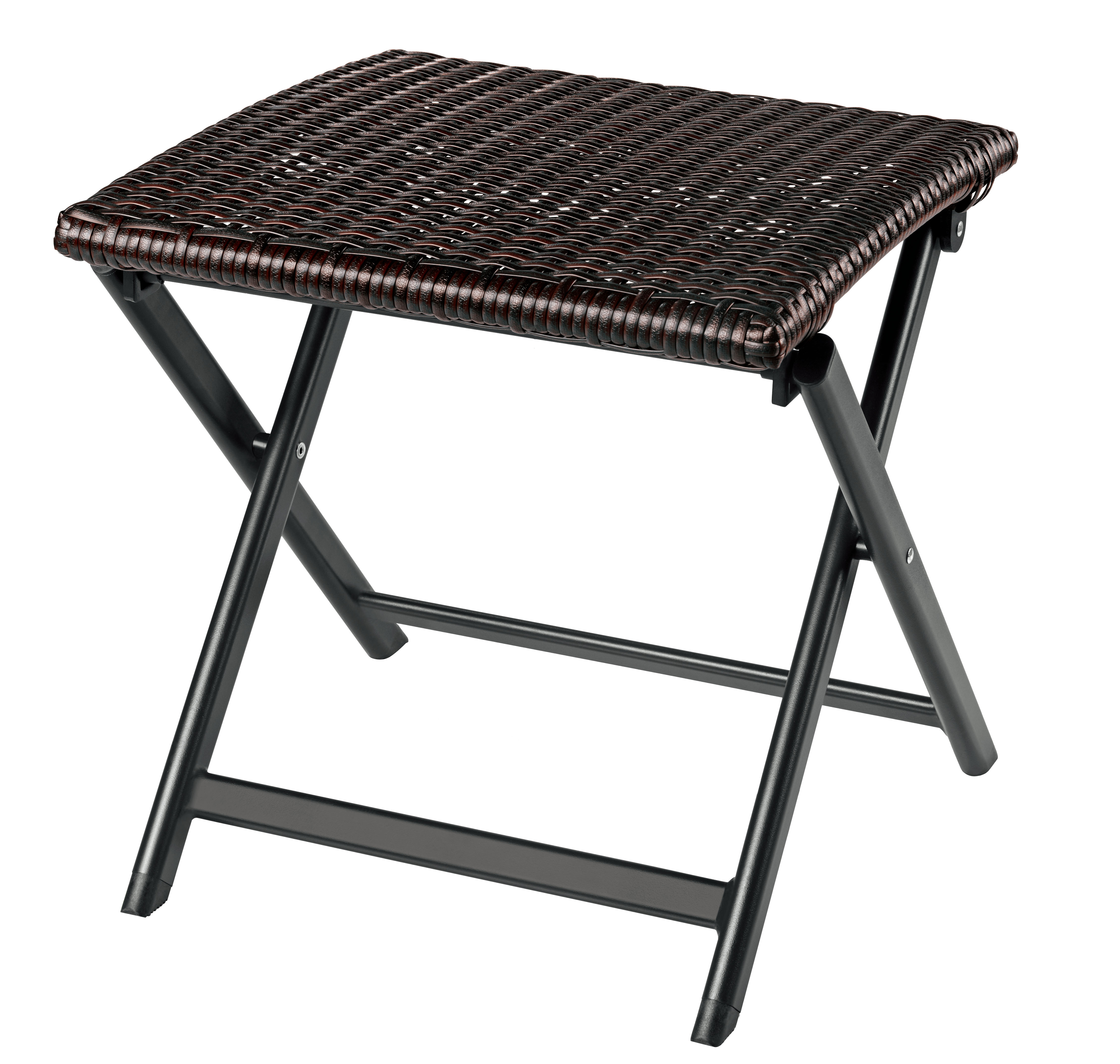 Wicker footrest