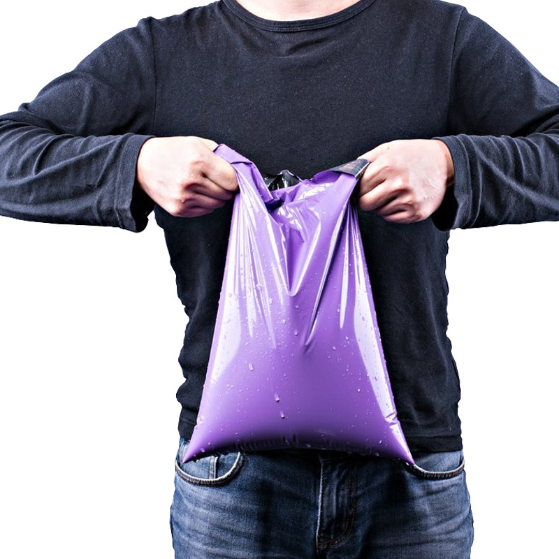 Adhesive courier mail bag