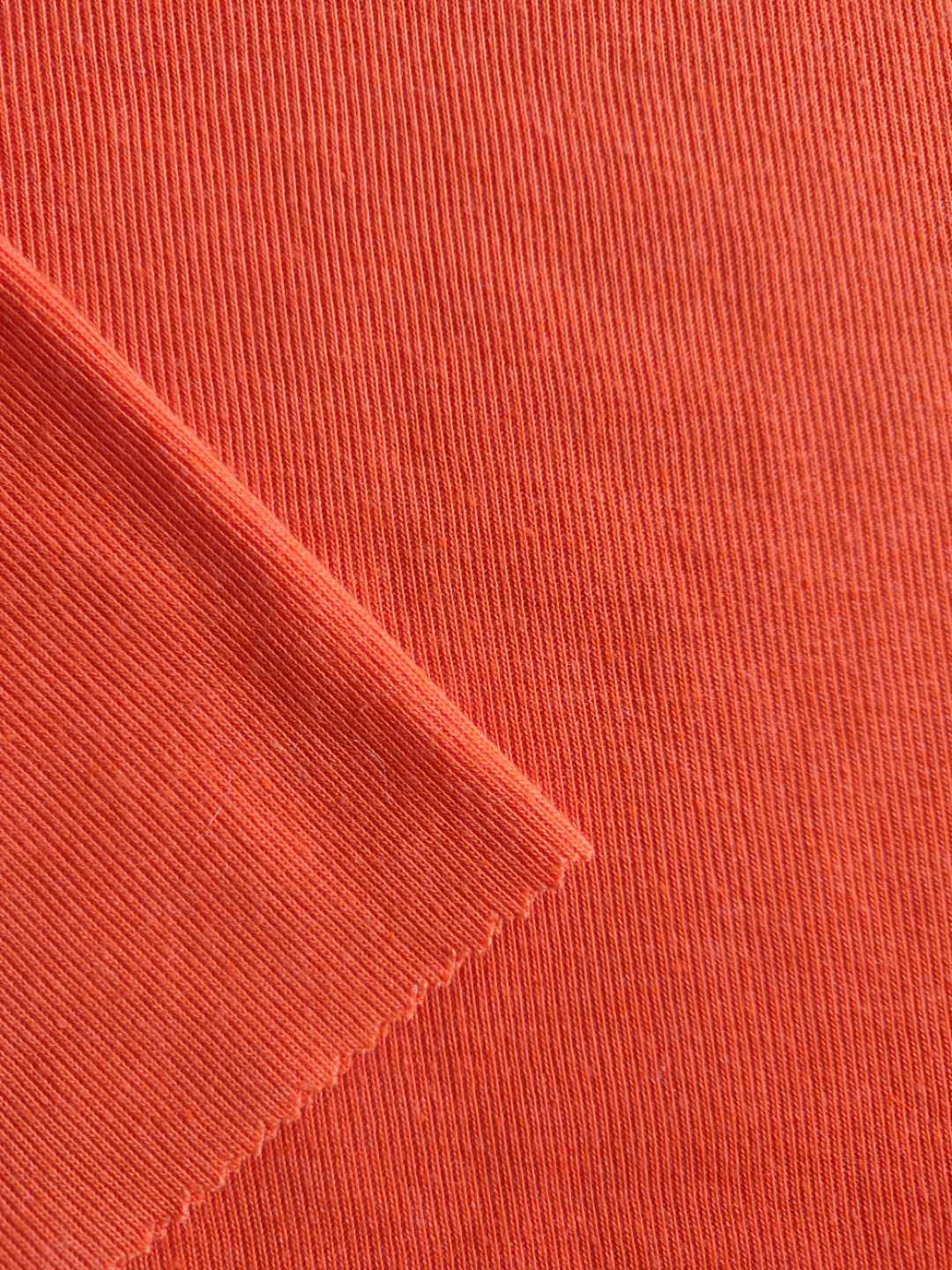 65%polyester35%carded cotton 1x1 rib