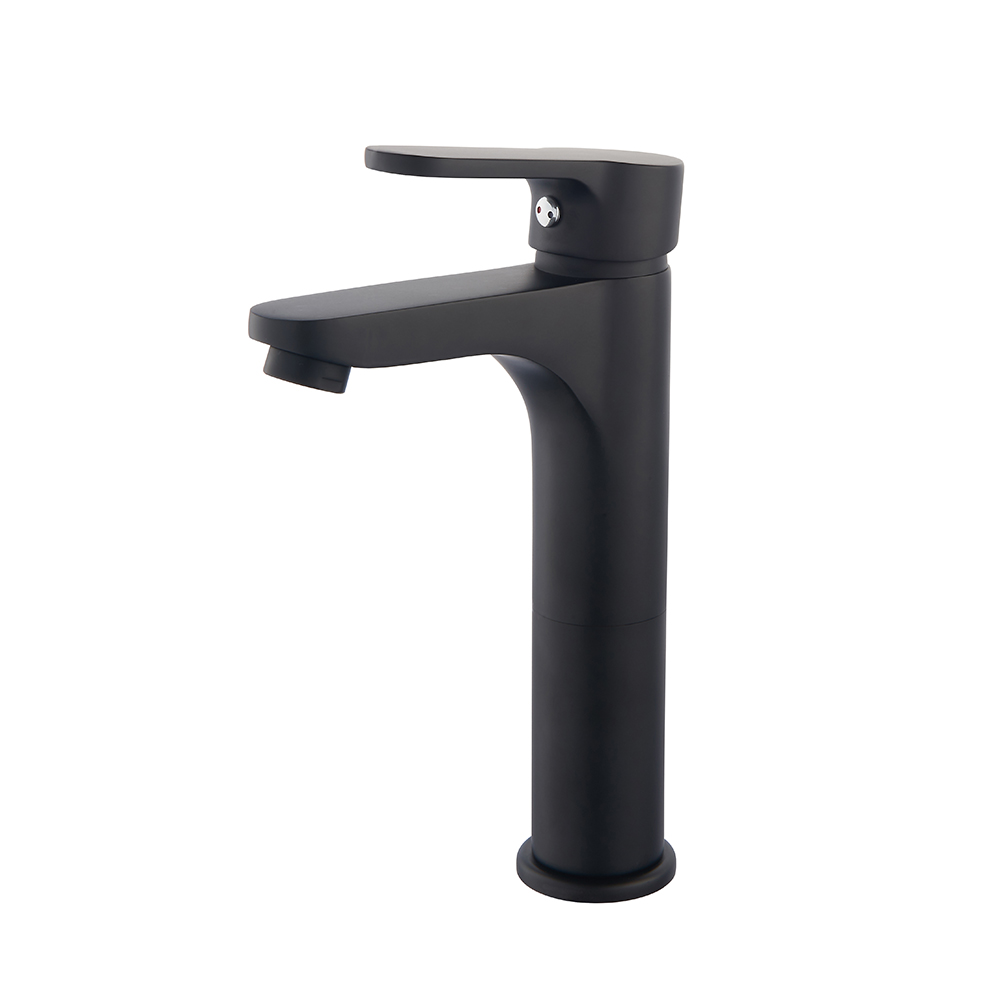 TIEMA ZS60103a black Basin Faucet High Quality Sanitary Ware Brass Hot Cold Water Bathroom Basin Sink Faucets made in china