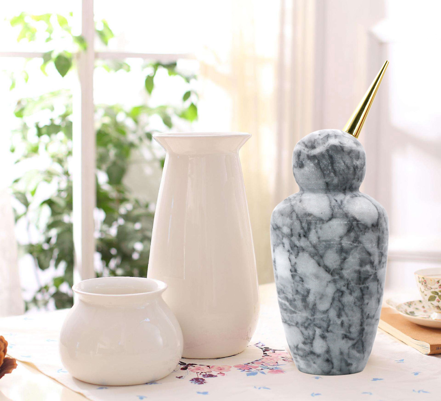 Marble home ornaments bird shaped ornaments