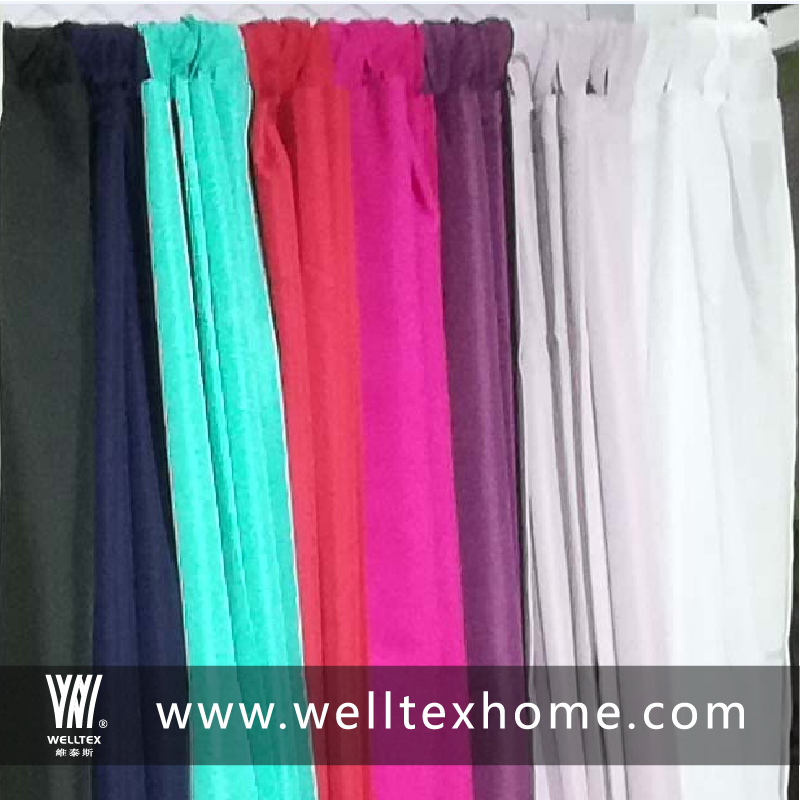 Curtain with loops solid