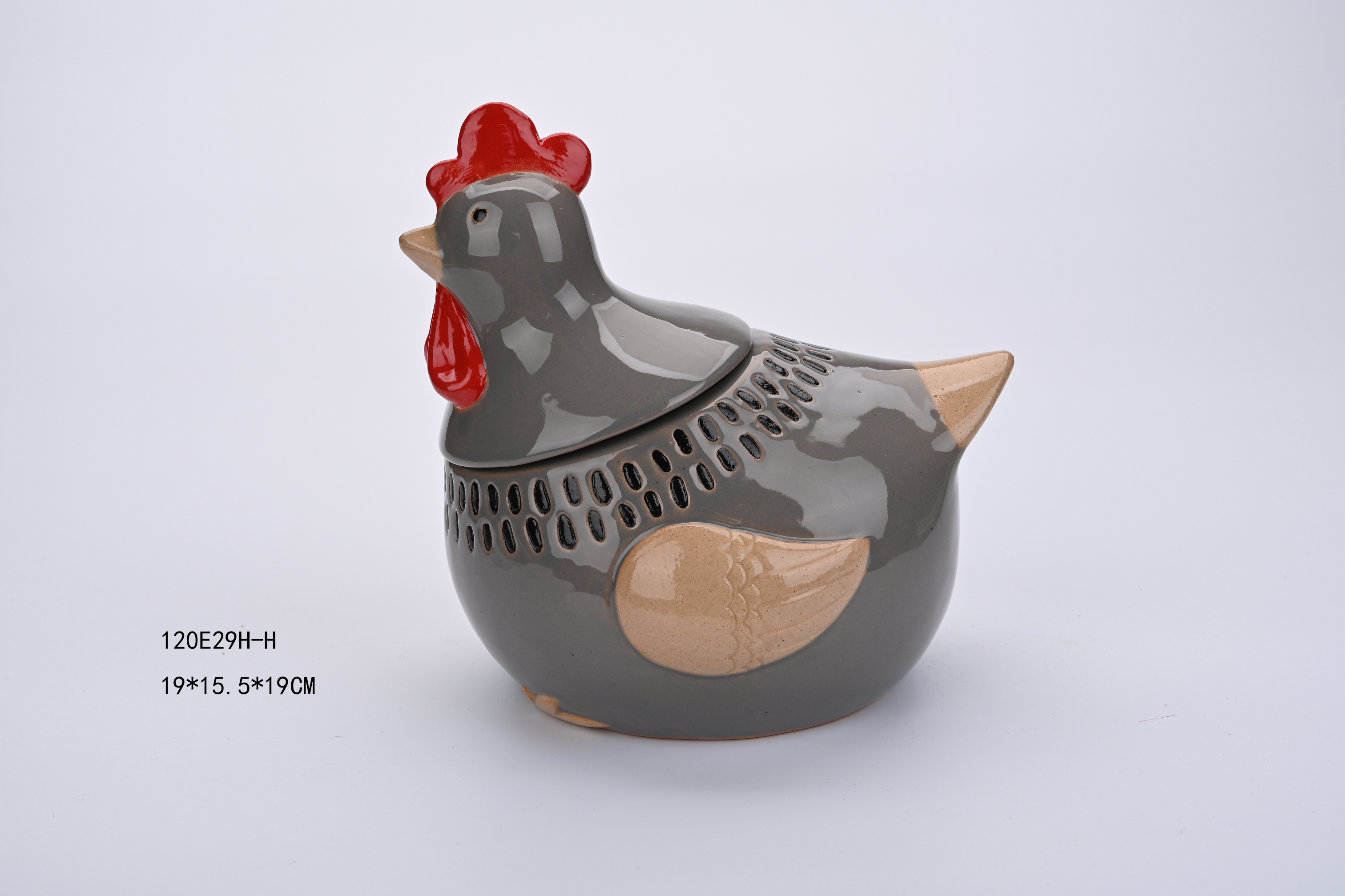rooster storage jar