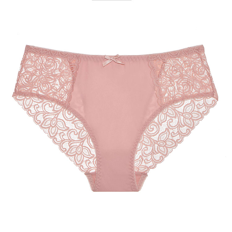 soft material floral women lace nylon panties