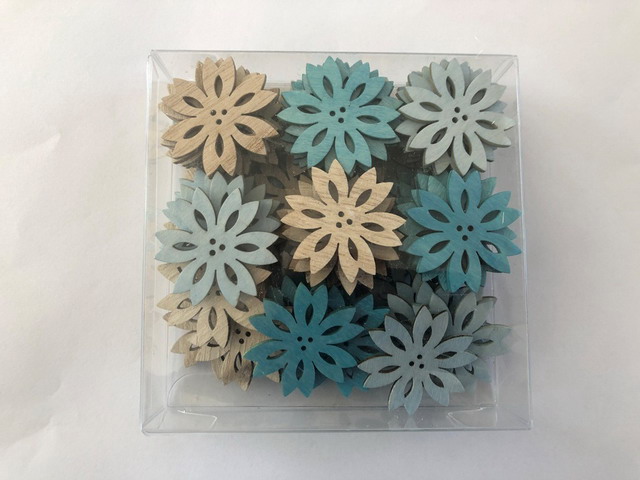 wooden flower in pvcbx