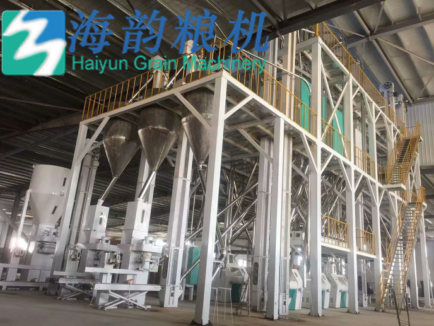 100tons of wheat flour mill machine complete plant