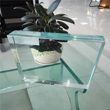 10.76mm ultra clear laminated tempered glass/safety glass