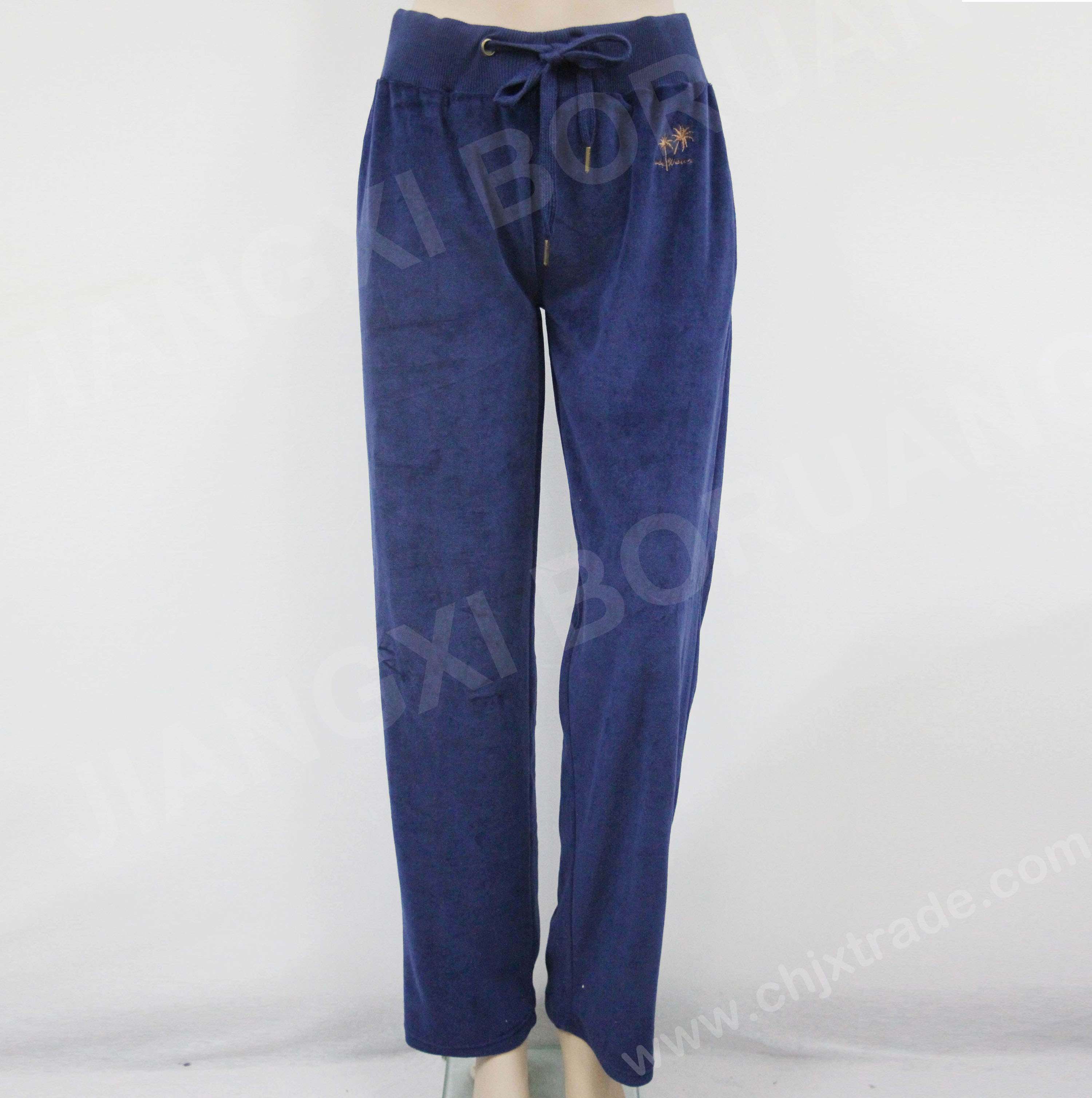 Womens Velour Cvc 80/20 Sportswear With Embroidery