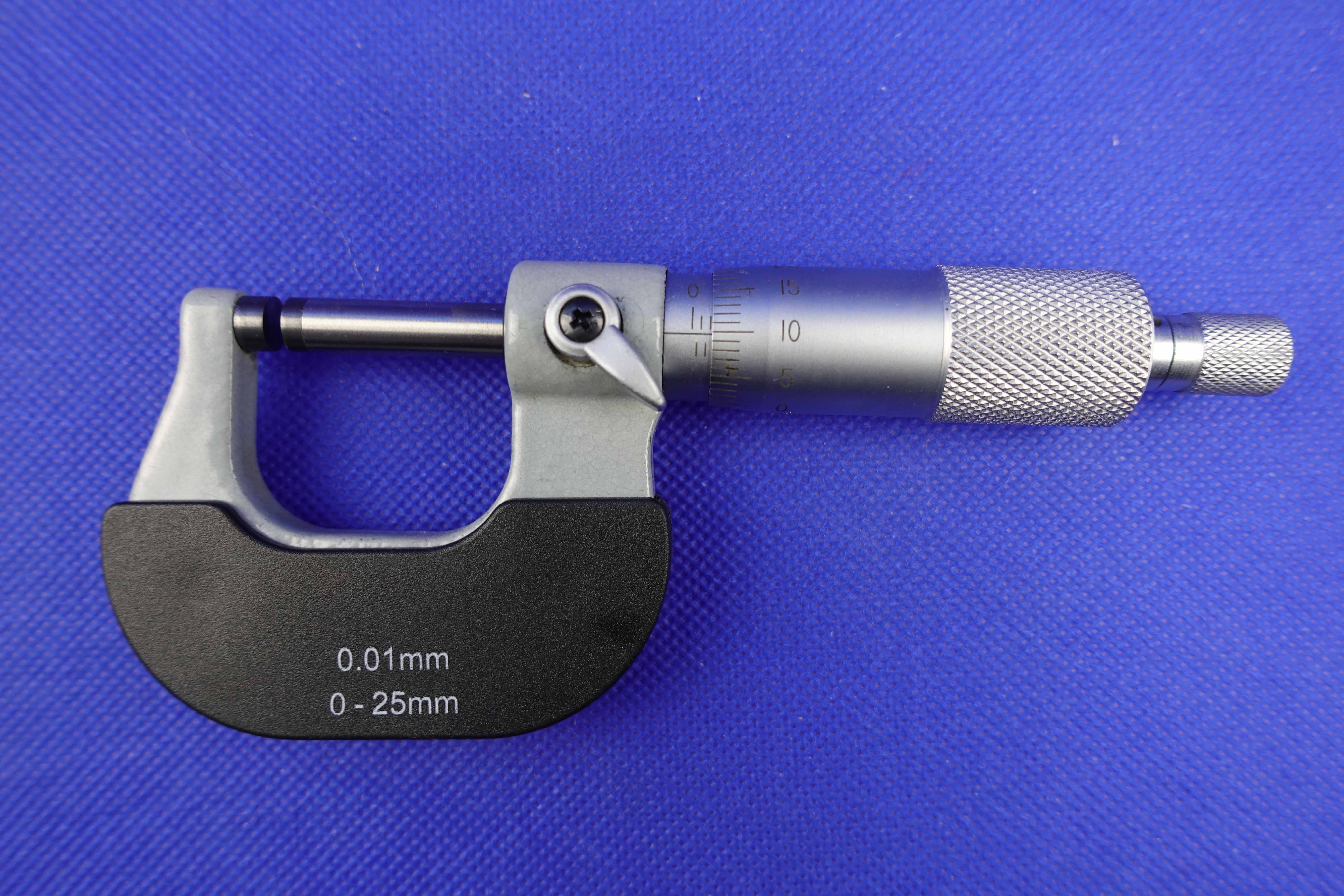 Painted frame outside micrometer