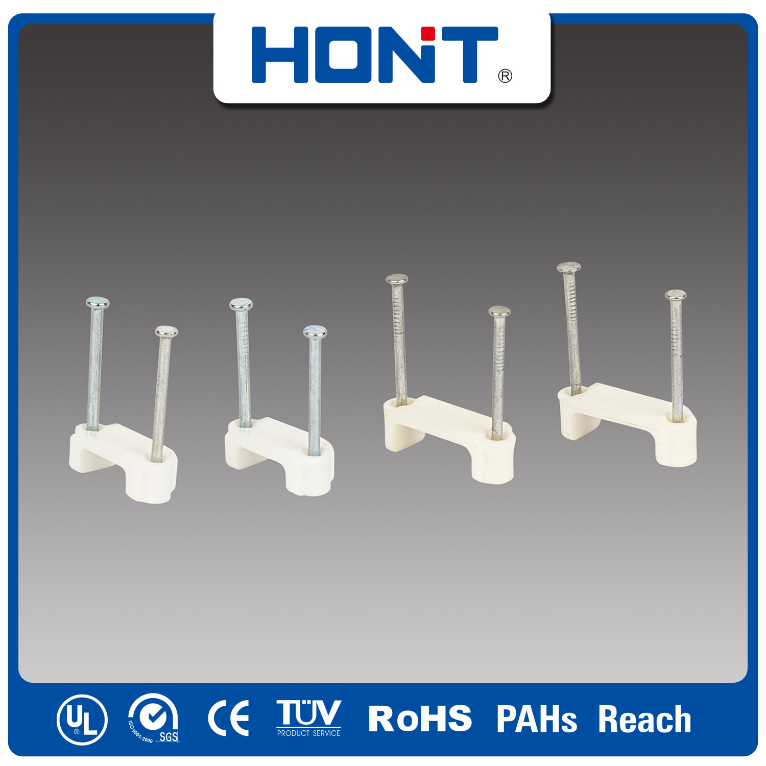13mm Double Nail Flat Cable Clips