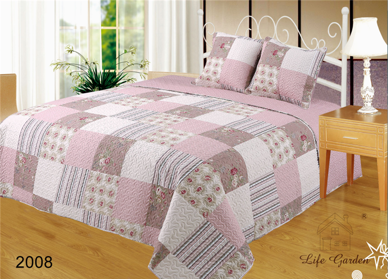 100% polyester ultrasonic printed quilt