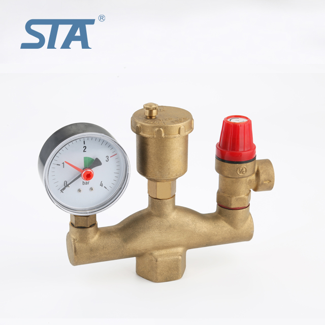 STA.5077 taizhou new products china suppliers Boiler Automatic Brass Boiler safety unit for Heating system