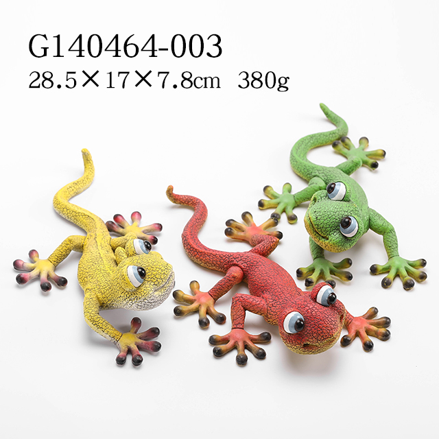 Realistic Resin Lizard Sculpture Handpainted--small