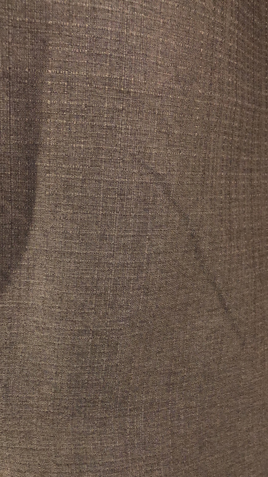 A cross slub faux linen blackout curtain