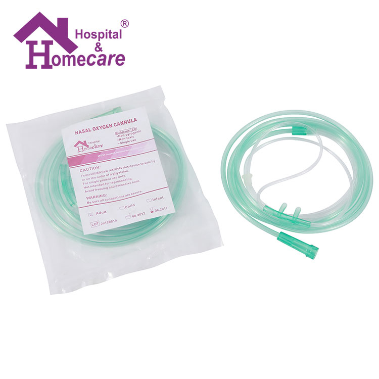 Soft Disposable PVC Nasal Oxygen Cannula with Ce ISO Approved