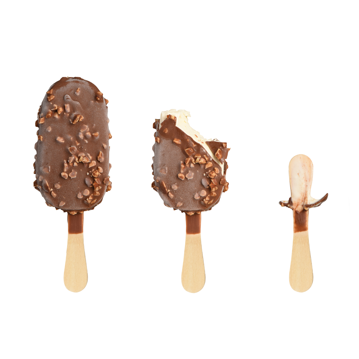 Disposable wooden ice cream stick