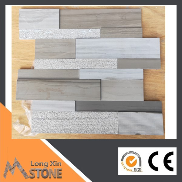 Natural Athens Grey grain Marble stone wall tile 30X30 CM