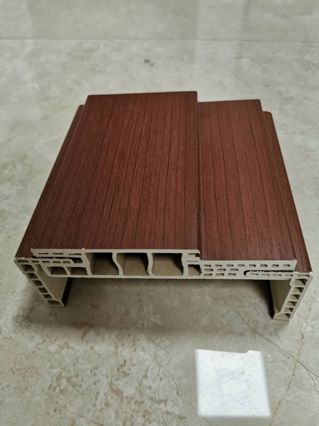 new A type waterproof anti-termite eco-friendly big size wall thickness WPC extrustion door frame